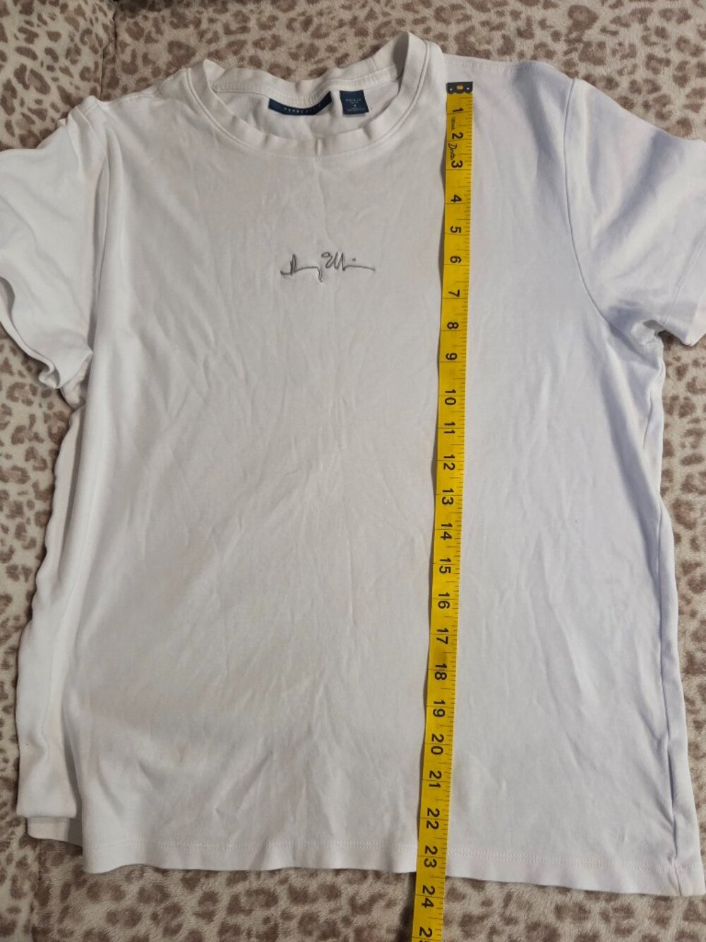 perry ellis white blouse size M